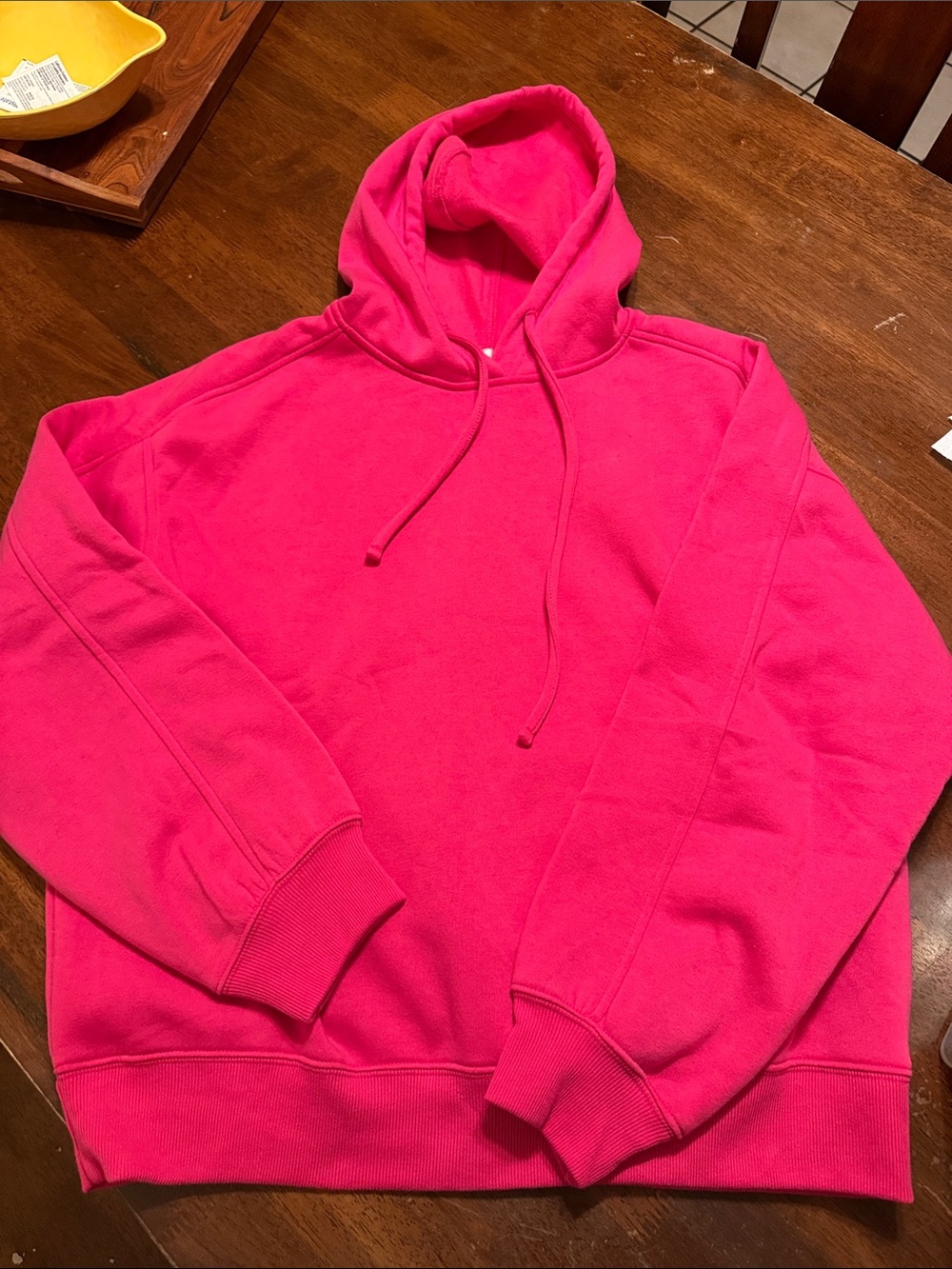 Zenana Women’s Hot Pink Hooded Sweatshirt
